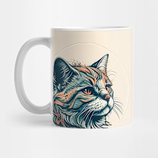 Purrfect Cat Colorful Happy -Cat Lover Mug